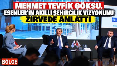MEHMET TEVFİK GÖKSU, ESENLER’İN AKILLI ŞEHİRCİLİK VİZYONUNU ZİRVEDE ANLATTI MEHMET TEVFİK GÖKSU, ESENLER’İN AKILLI ŞEHİRCİLİK VİZYONUNU ZİRVEDE ANLATTI Esenler