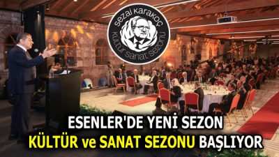 Esenler Belediyesi, 2026-2027 Kültür Sanat Sezonu’nu Türk edebiyatının usta şairi